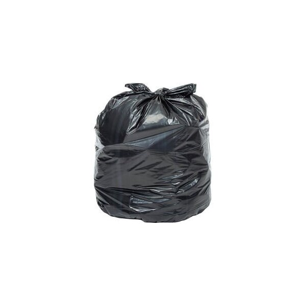 Napco Bag And Film GEC 153; Super Duty Black Trash Bags - 95 Gal, 2.5 Mil, 50 Bags/Case MDL586225SP - main